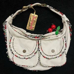 Betseyville White Shoulder Cherry Bag